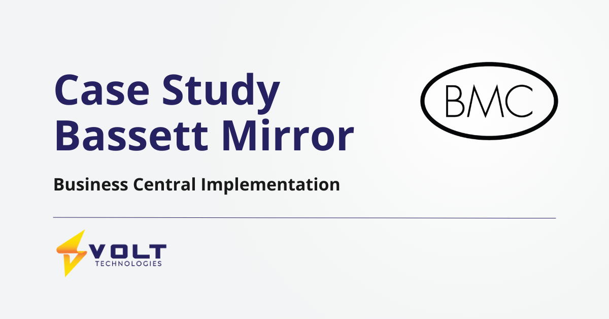 business central case study of bassett mirror