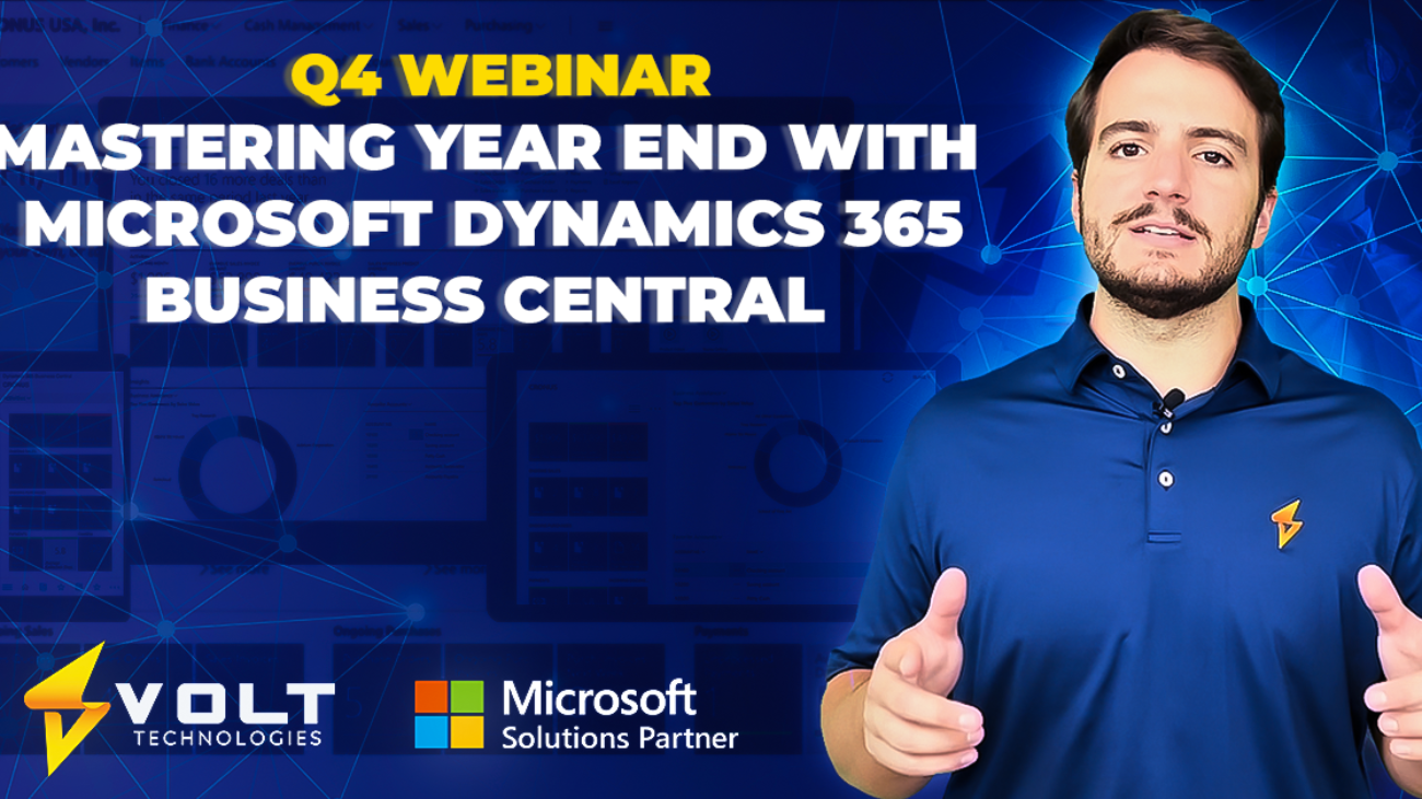year end with business central