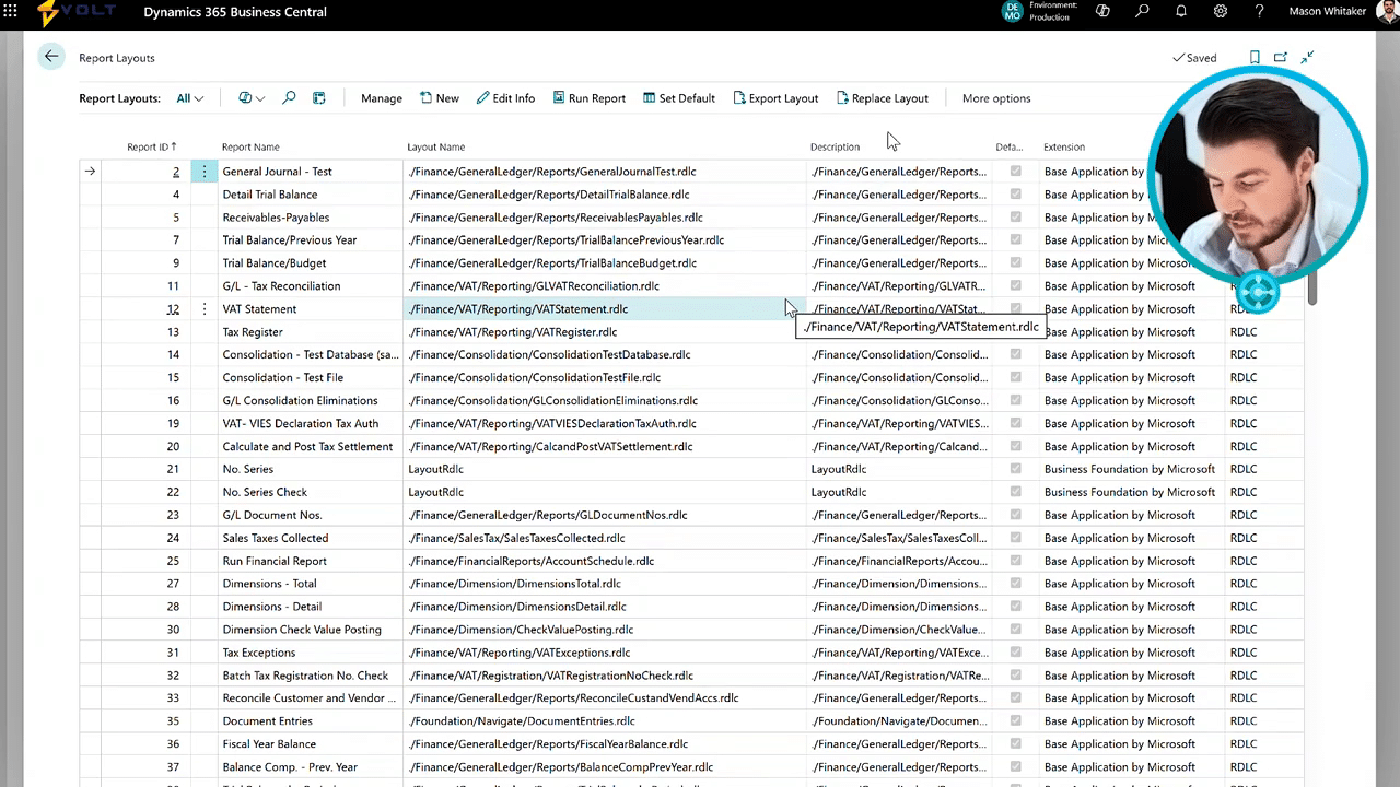 Dynamics 365 Business Central Reporting Overview