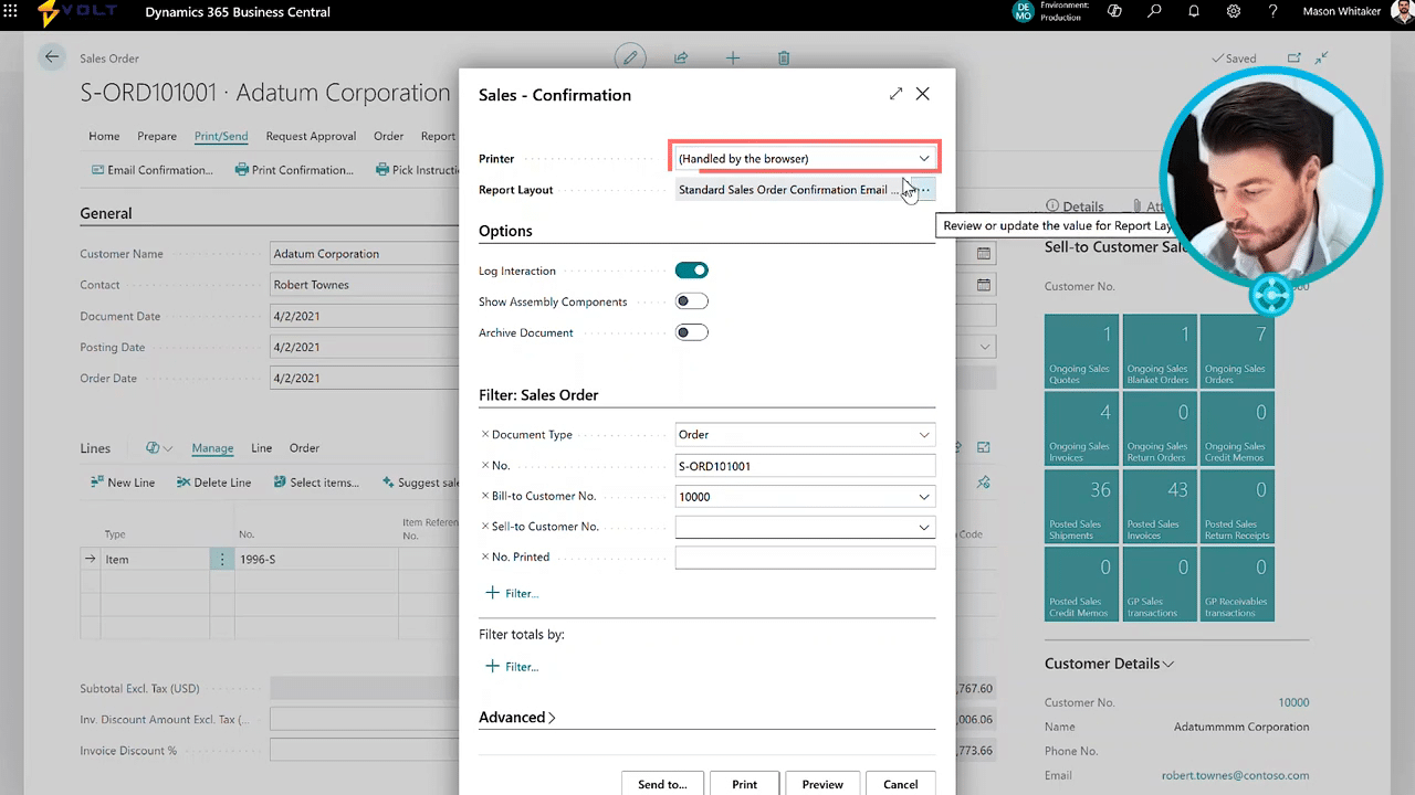 Dynamics 365 Business Central Reporting Overview